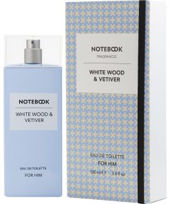 Notebook White Wood & Vetiver