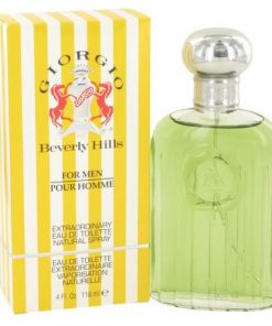 Giorgio Beverly Hills-GIORGIO YELLOW 4 OZ EAU DE TOILETTE SPRAY FOR MEN